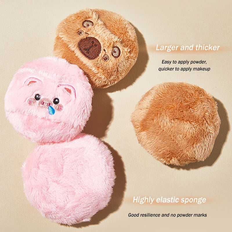 Cute Plush Powder Puff – mjuk puff för flawless finish