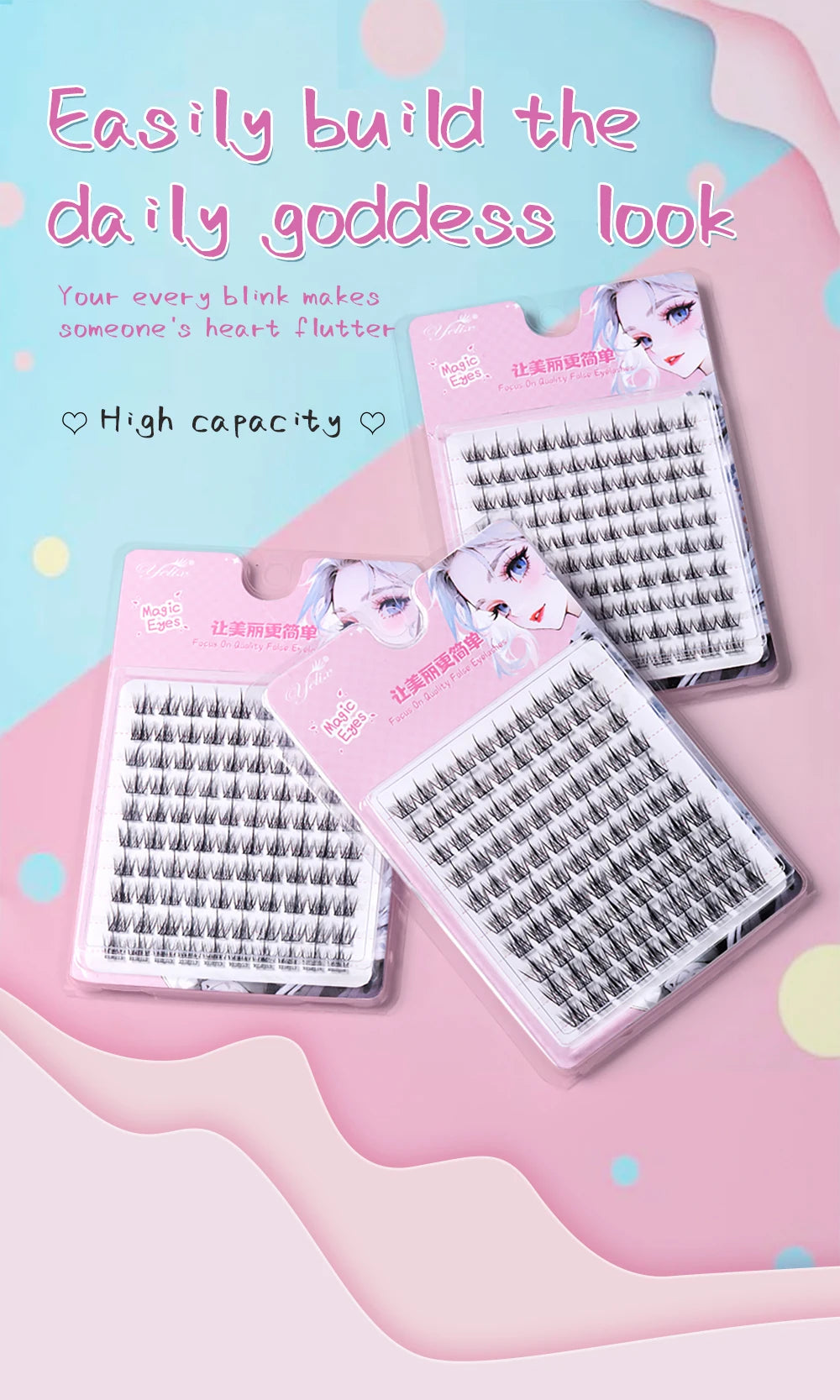 Manga Lashes – dolly & cat eye klusterfransar