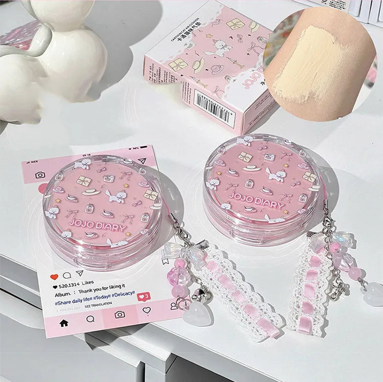 Diary Cat Air Cushion BB Cream – långvarig fukt, oljekontroll & concealer i söt design