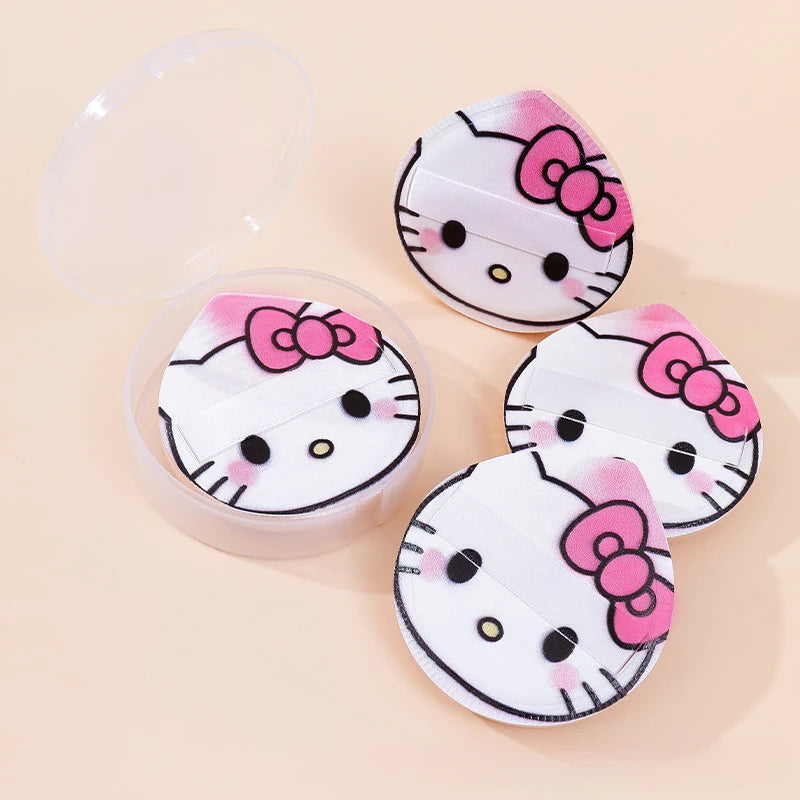 Hello Kitty Makeup Sponge 4-pack – supermjuk puff för foundation & BB-cream