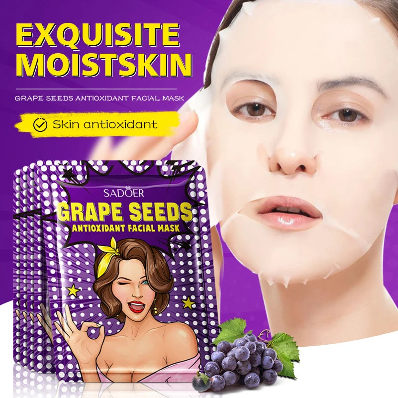 Beauty Fruits ansiktsmasker 8-pack – återfuktande, lystergivande & uppstramande sheet masks