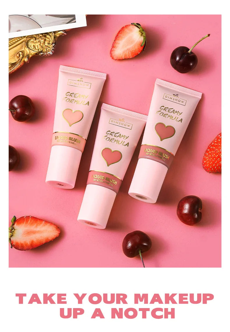 Velvet Blush – 6-färgs sponge head rouge för kinder & läppar