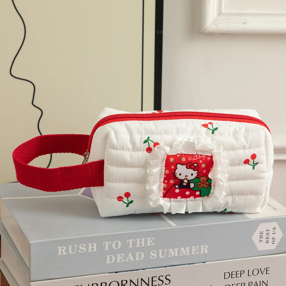 Cute Cat Makeup Bag – stor sminkväska med kawaii design