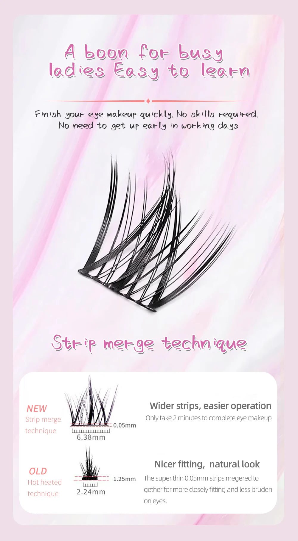 Manga Lashes – dolly & cat eye klusterfransar