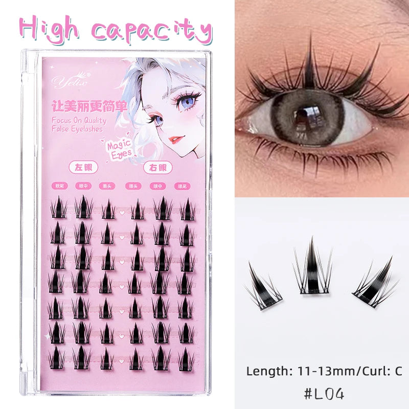 Manga Lashes – dolly & cat eye klusterfransar