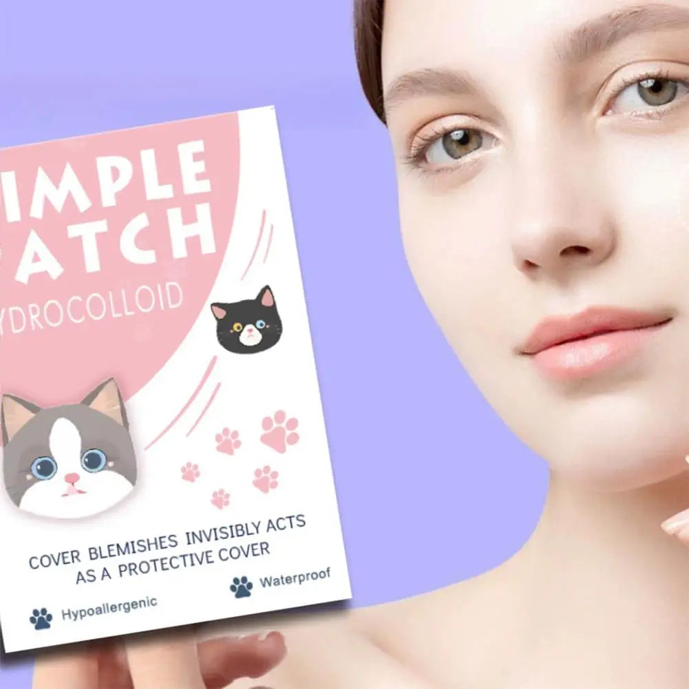 Kawaii Cat Acne Patches – söta kattformade acneplåster