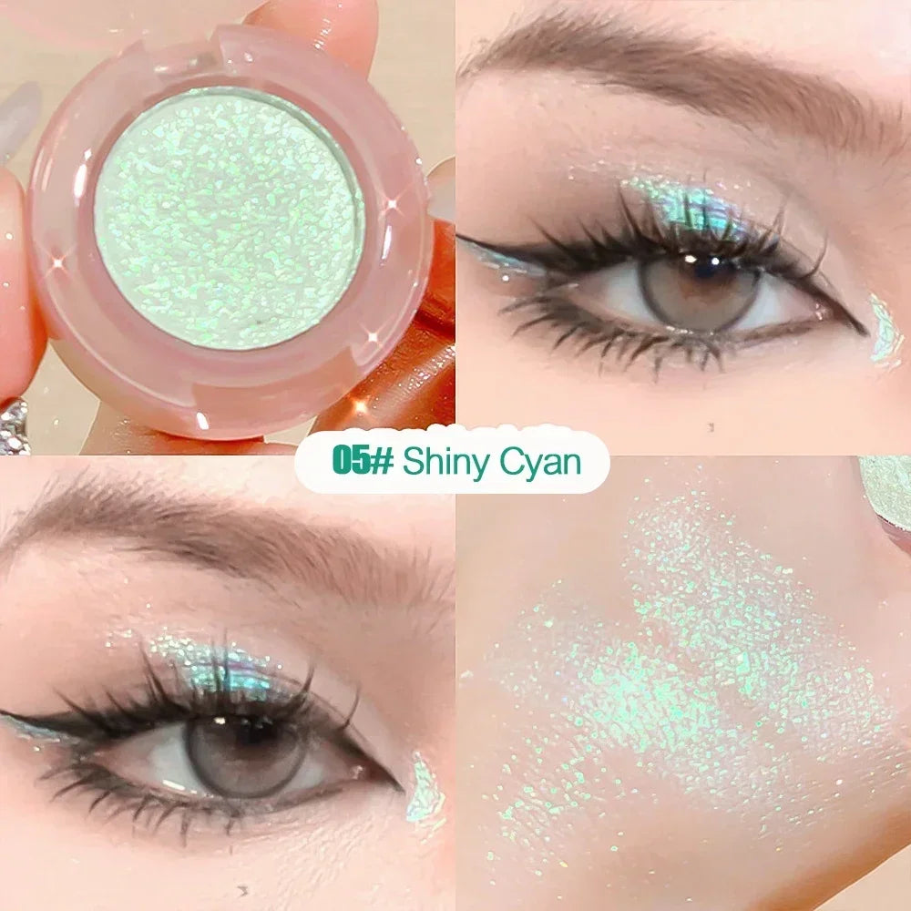 Diamond Glitter Eyeshadow – vattenfast singelögonskugga med intensiv glans & lång hållbarhet