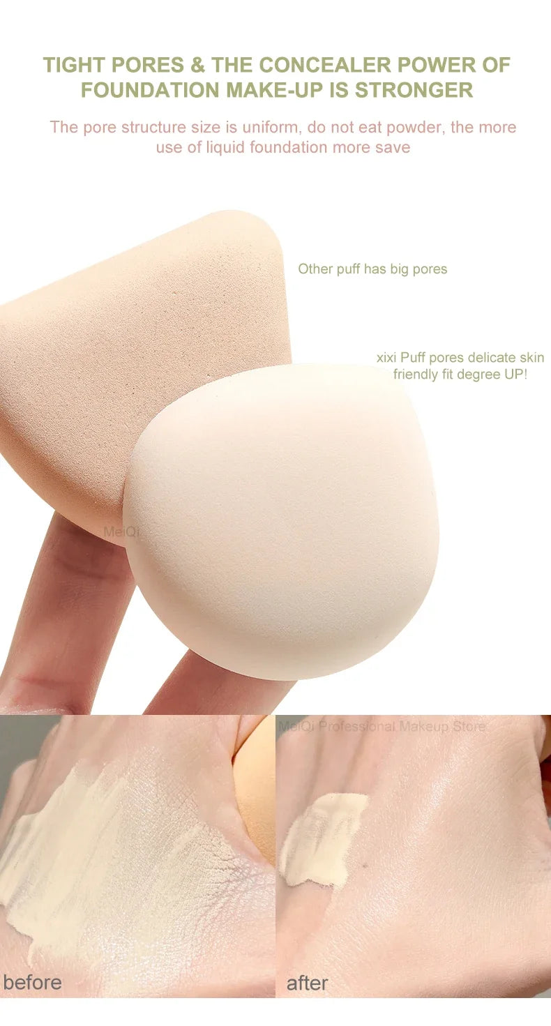 Söta cartoon makeup-sponges – air cushion BB cream puff, mjuk & flexibel för foundation & concealer