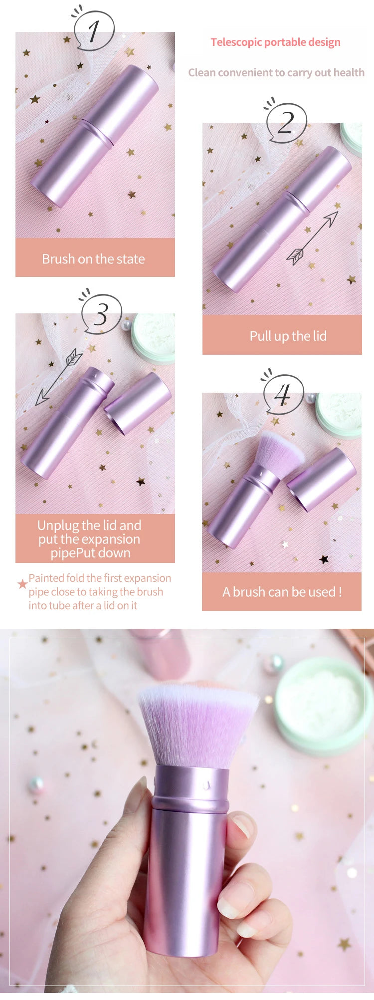 Super Cute Cat Claw Makeup Brush 🐾