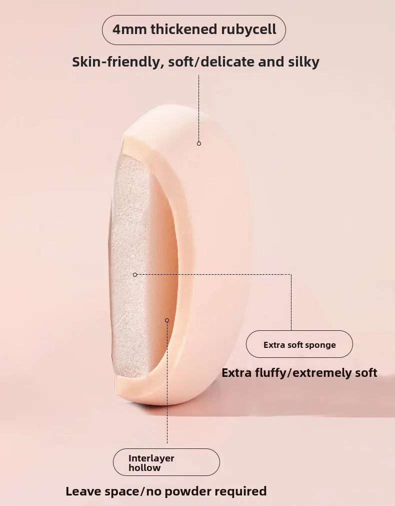 Hello Kitty Makeup Sponge 4-pack – supermjuk puff för foundation & BB-cream