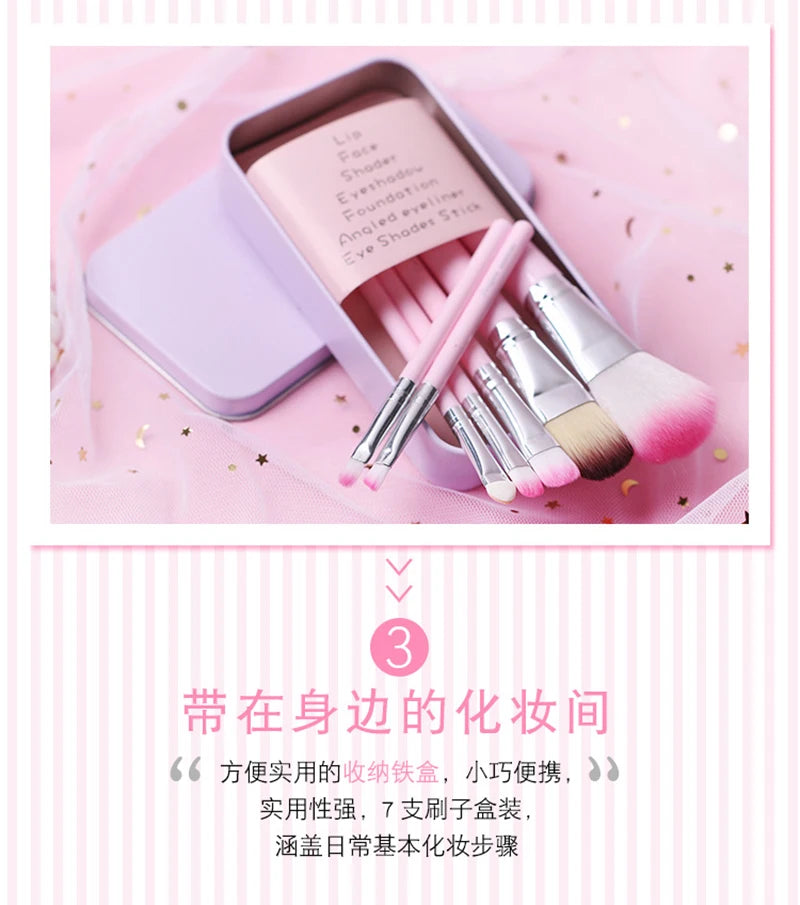 Sanrio Hello Kitty sminkborstset – kawaii makeupborstar