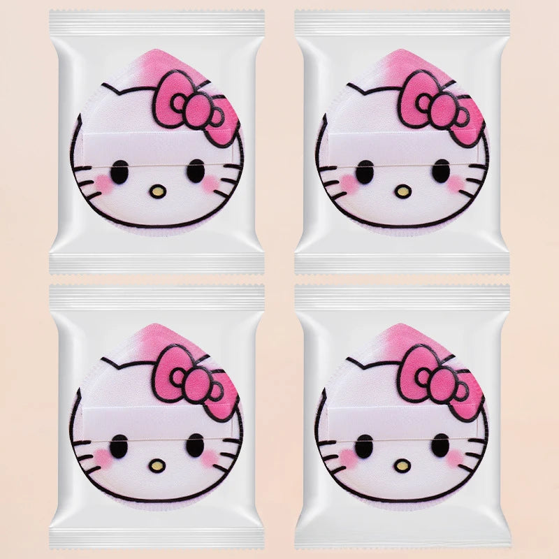 Hello Kitty Makeup Sponge 4-pack – supermjuk puff för foundation & BB-cream