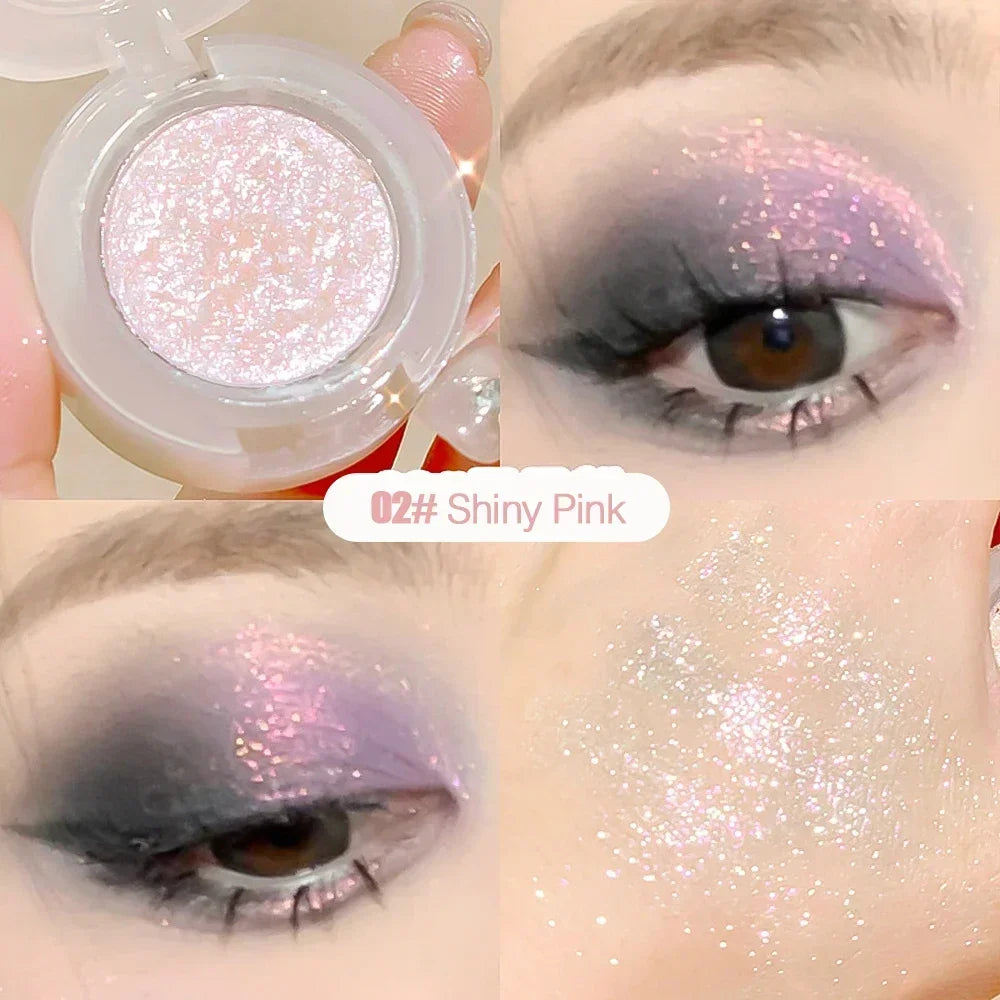 Diamond Glitter Eyeshadow – vattenfast singelögonskugga med intensiv glans & lång hållbarhet