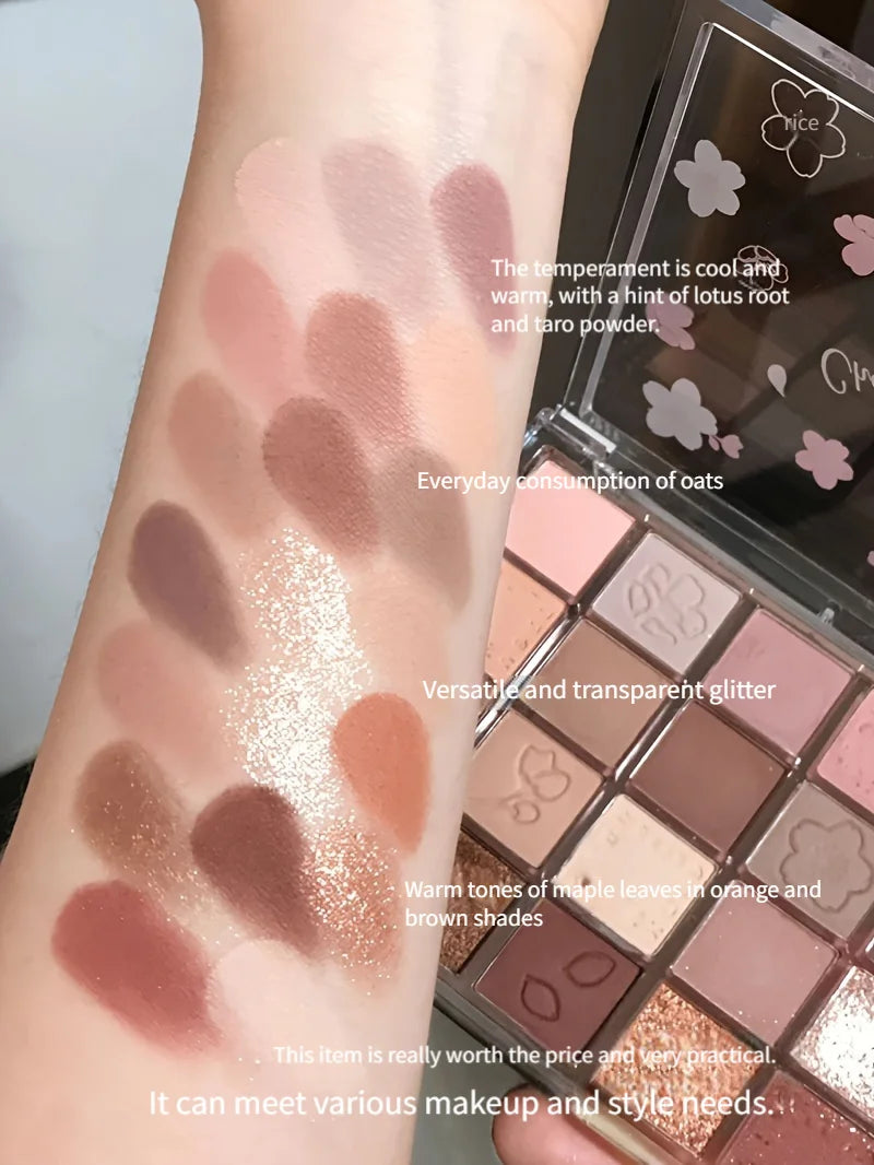 Evening Cherry Dance – 20-färgs ögonskuggspalett