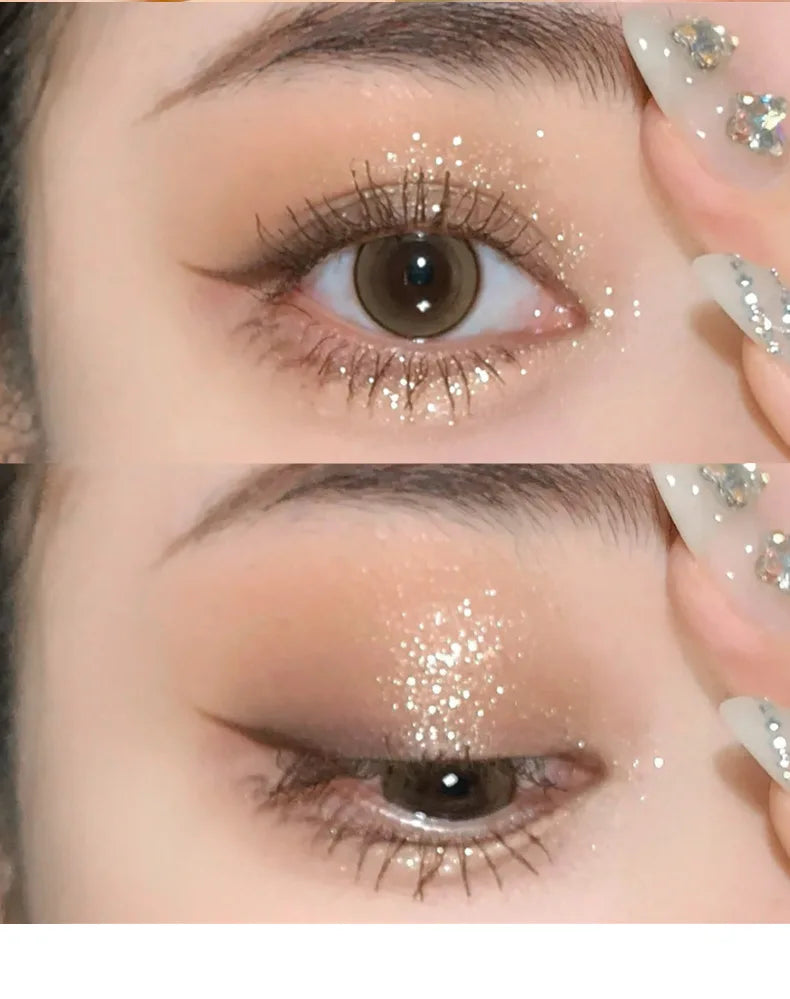 Diamond Glitter Eyeshadow – vattenfast singelögonskugga med intensiv glans & lång hållbarhet