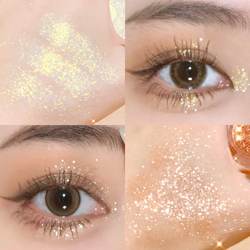 Diamond Glitter Eyeshadow – vattenfast singelögonskugga med intensiv glans & lång hållbarhet