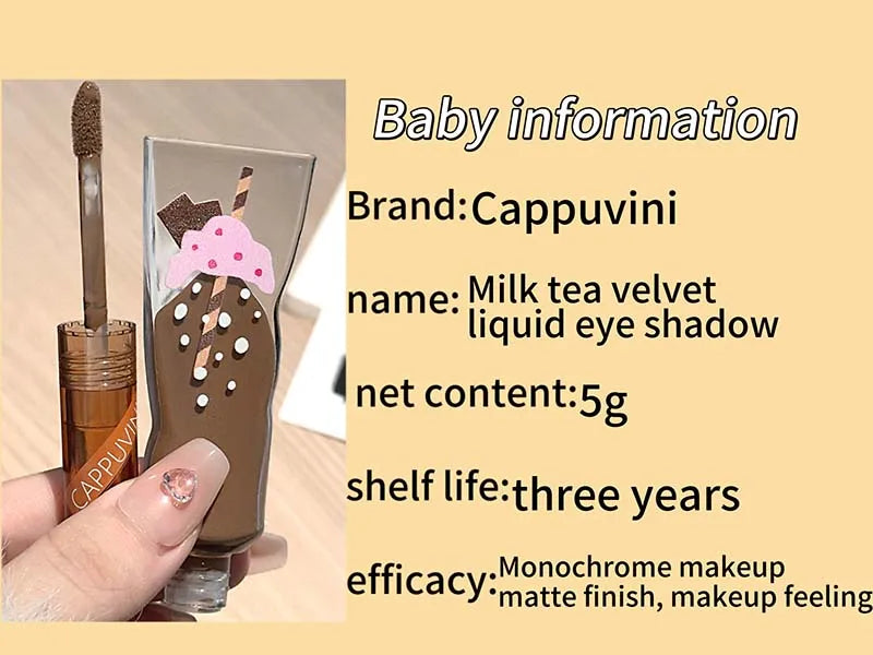 Milk Tea – flytande matt ögonskugga