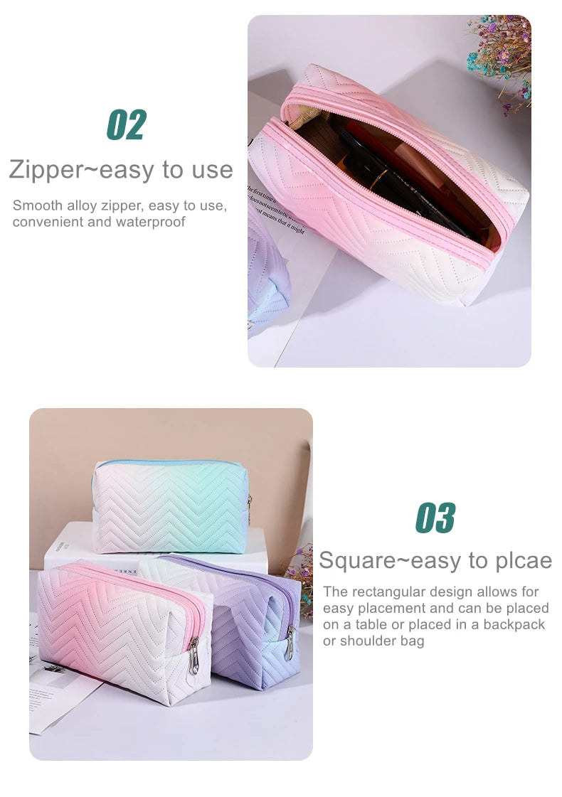 NekoGlow – Pastel Dream Cosmetic Bag