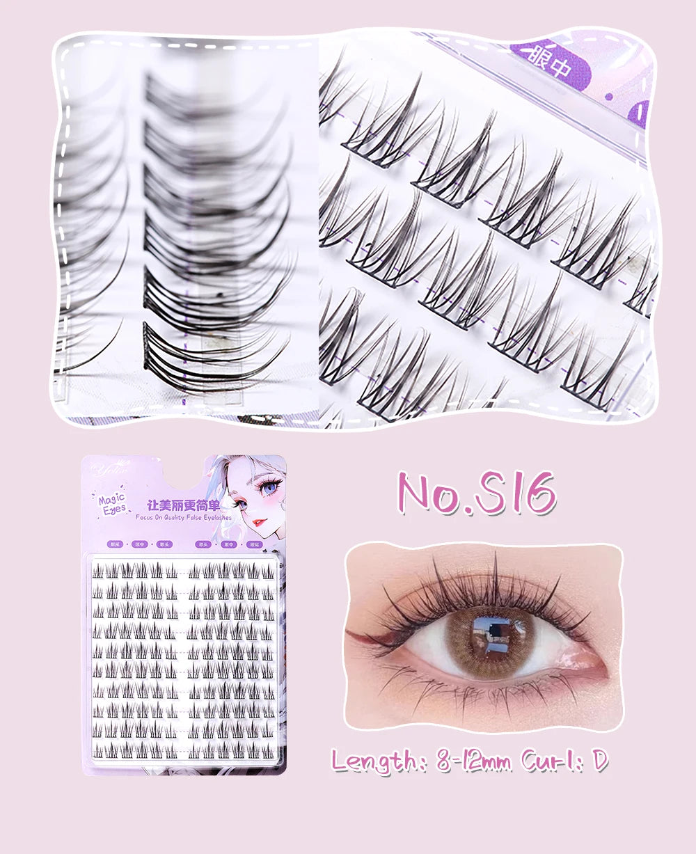 Manga Lashes – dolly & cat eye klusterfransar