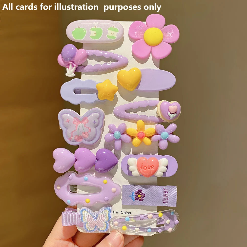 14 st lila hårspännen – söta, lekfulla & perfekta för alla tillfällen