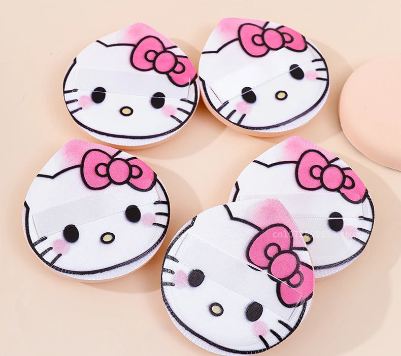 Hello Kitty Makeup Sponge 4-pack – supermjuk puff för foundation & BB-cream