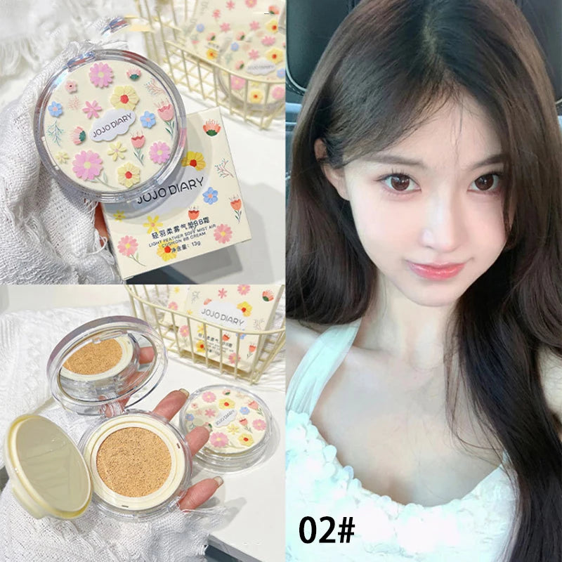 NekoGlow BB Cushion Foundation – kawaii air cushion för flawless hud