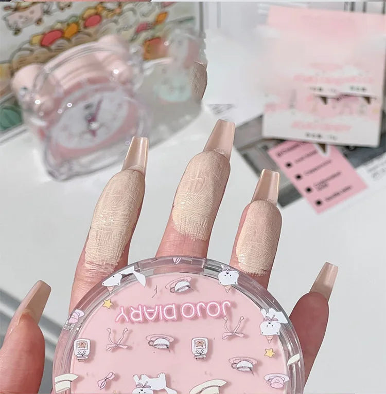Diary Cat Air Cushion BB Cream – långvarig fukt, oljekontroll & concealer i söt design