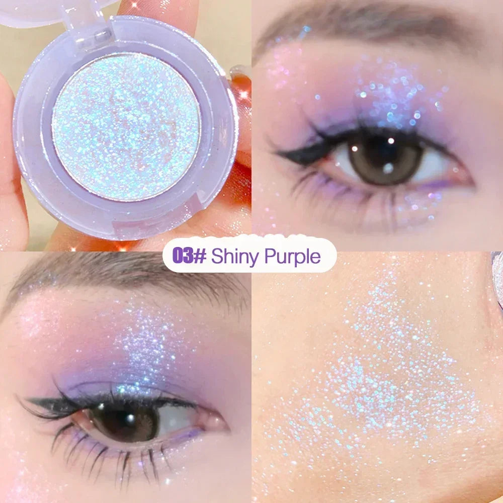 Diamond Glitter Eyeshadow – vattenfast singelögonskugga med intensiv glans & lång hållbarhet