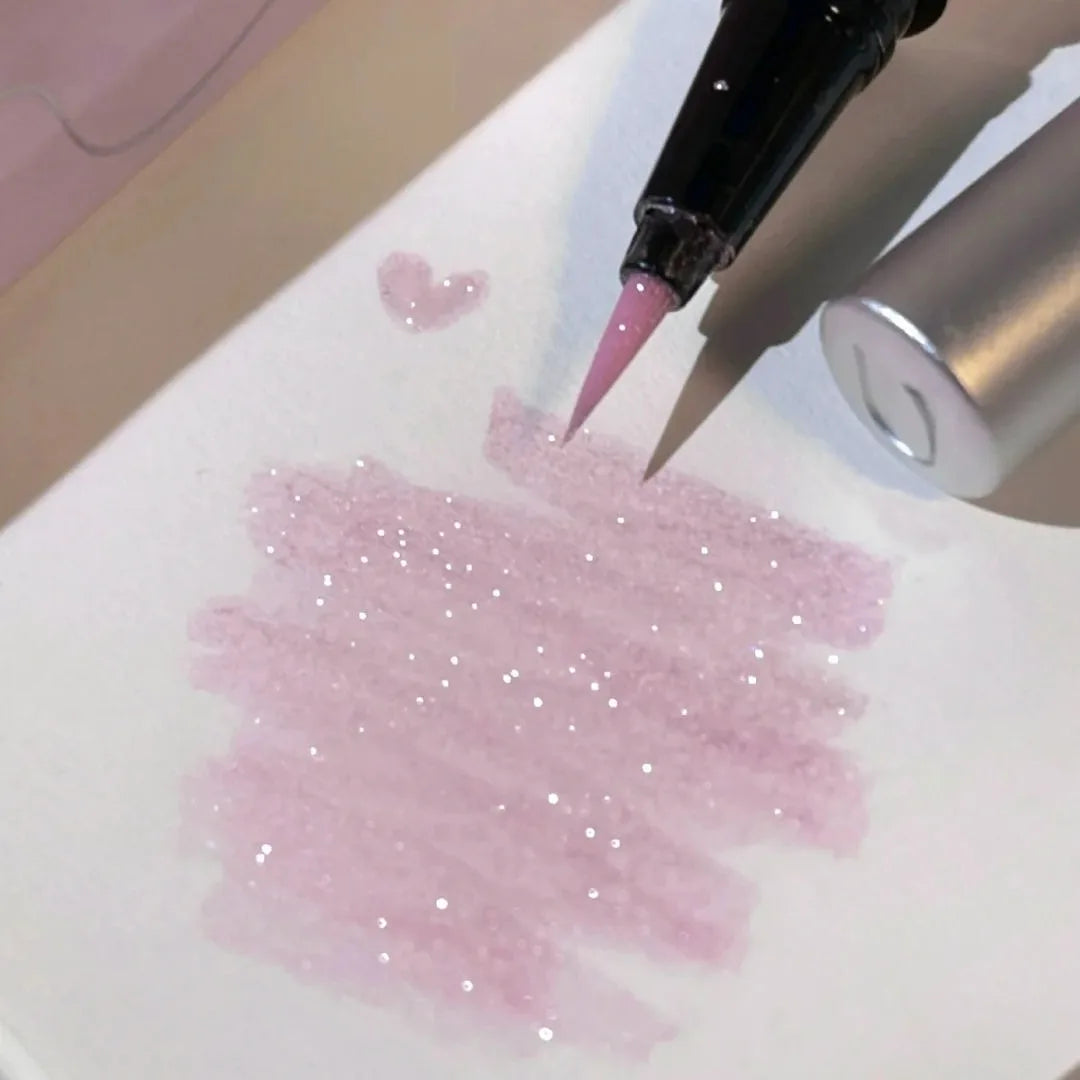 Lying Silkworm-penna – skimrande eyeliner för aegyo sal