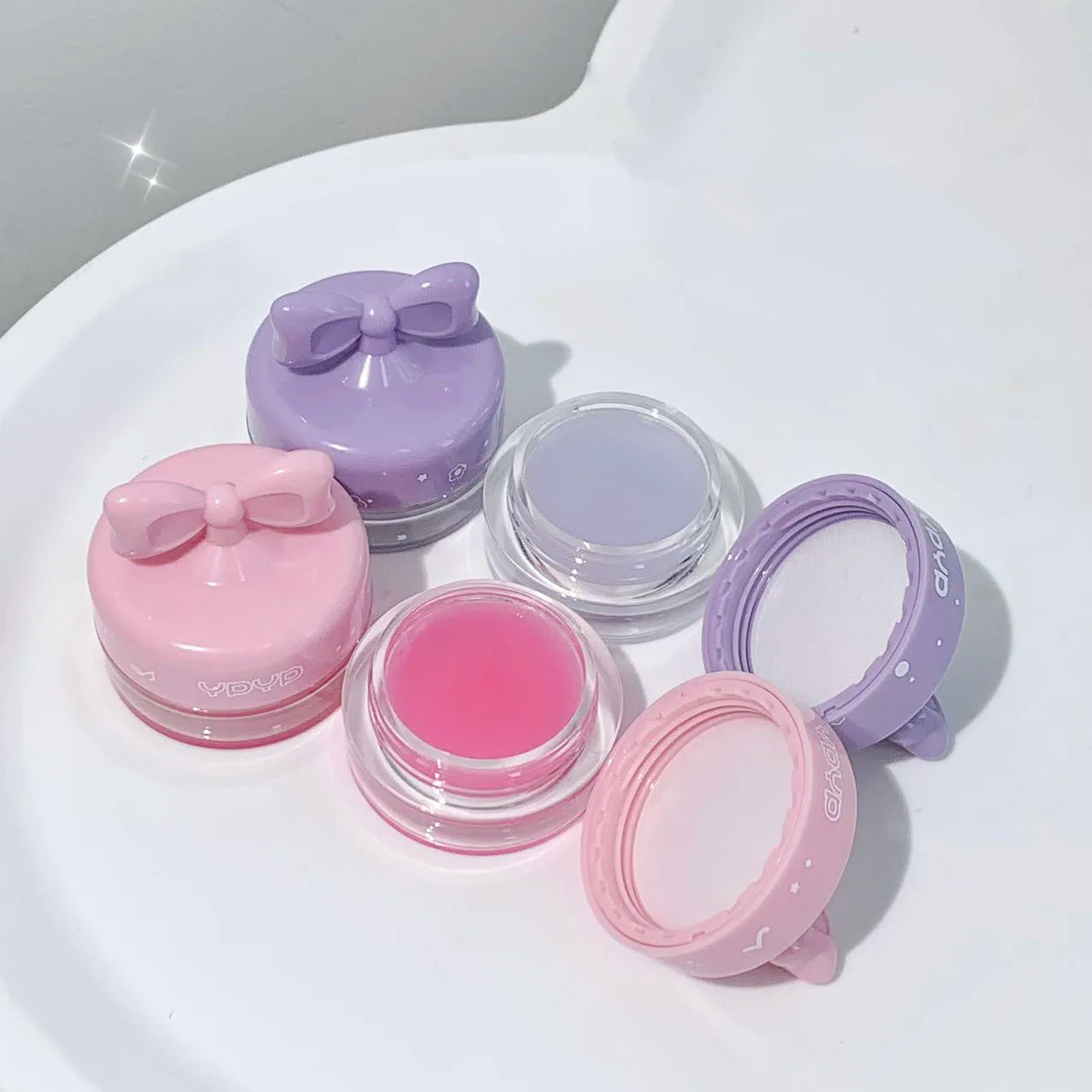 2-delat lip care set – återfuktande lip gloss & lip mask med persikoessens