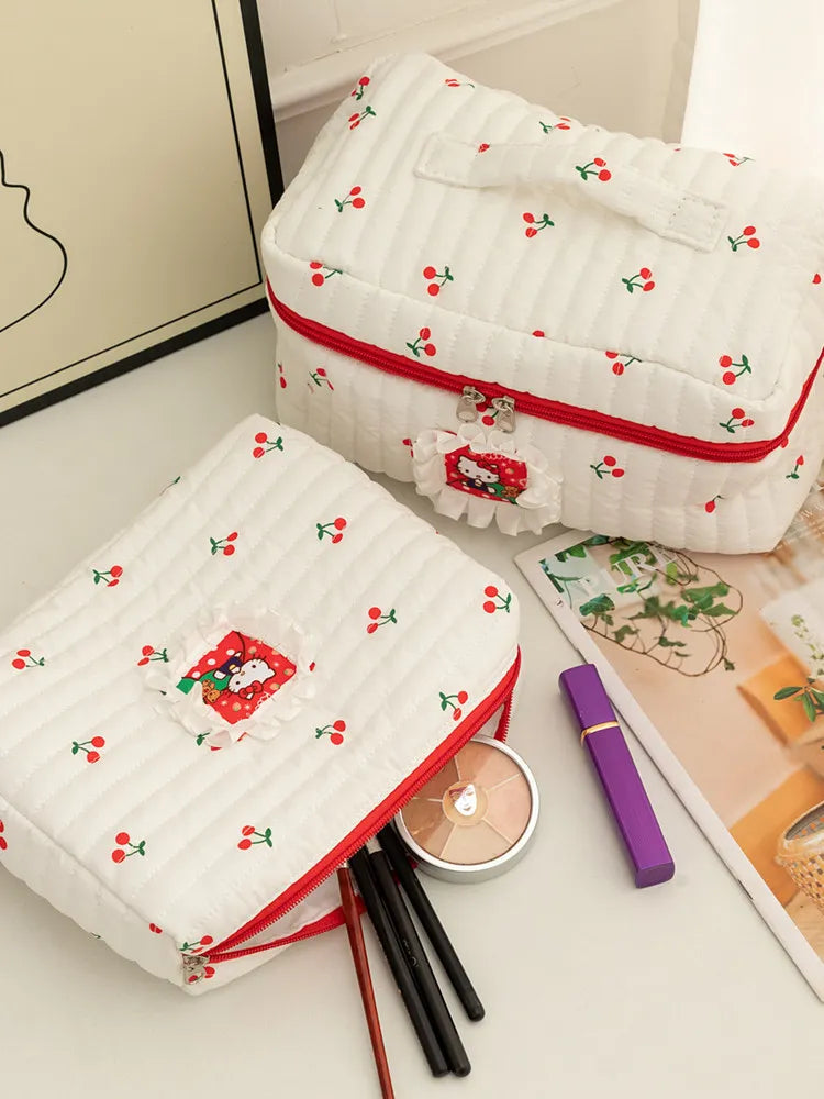 Cute Cat Makeup Bag – stor sminkväska med kawaii design