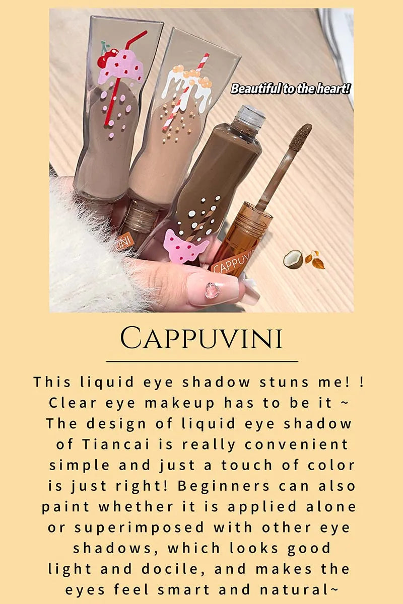 Milk Tea – flytande matt ögonskugga