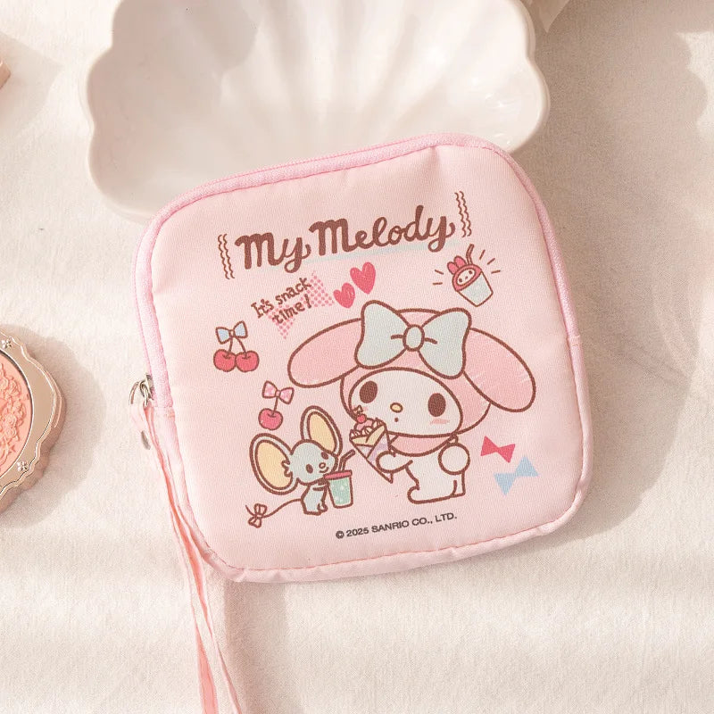 Kawaii Hello Kitty & Kuromi Makeup Bag – söt sminkväska för vardag & resa